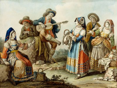 Une chanson napolitaine, 1882 - Saviero Xavier della Gatta