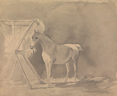 Un cheval broutant - Sawrey Gilpin