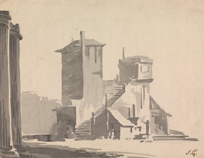 Une abbaye - Sawrey Gilpin