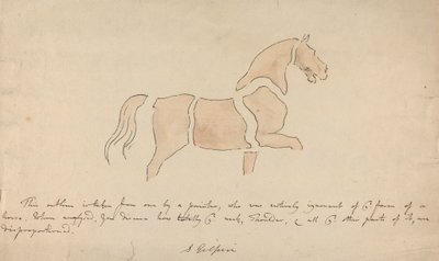 Dessin de cheval disproportionné - Sawrey Gilpin