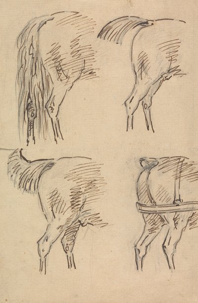 Quatre croquis de l