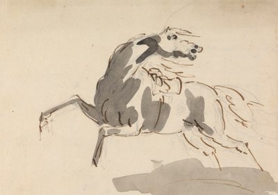Cheval courant vers la gauche... - Sawrey Gilpin