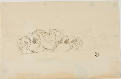Chevaux se battant - Sawrey Gilpin