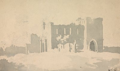 Croquis de château - Sawrey Gilpin