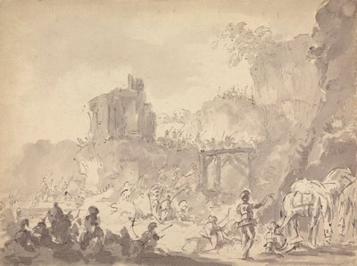 Soldats dans un paysage - Sawrey Gilpin