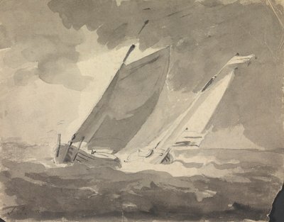 Deux voiliers - Sawrey Gilpin