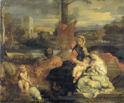 Le Mariage mystique de Sainte Catherine - Sébastien Bourdon (follower of)