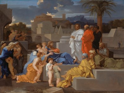 Le Christ reçoit les enfants - Sébastien Bourdon