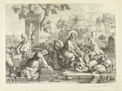 La Sainte Famille au lavoir - Sébastien Bourdon
