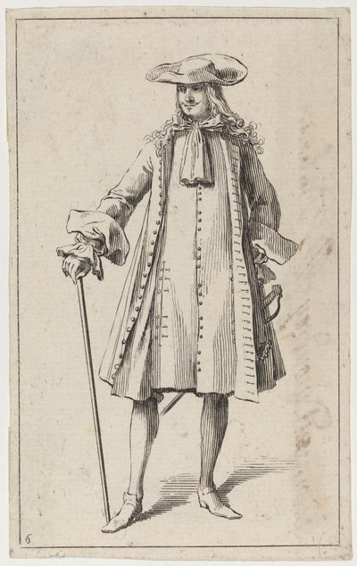Homme avec une épée - Sébastien Le Clerc the elder