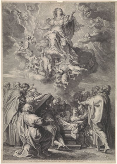 Ascension de Marie avec les apôtres - Schelte Adamsz. Bolswert