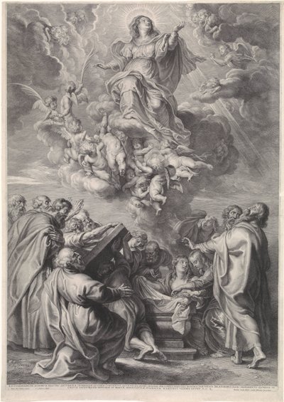 Ascension de Marie avec les apôtres - Schelte Adamsz. Bolswert