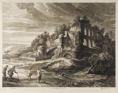 Paysage avec les Grandes Ruines, de Les Petits Paysages - Schelte Adamsz. Bolswert