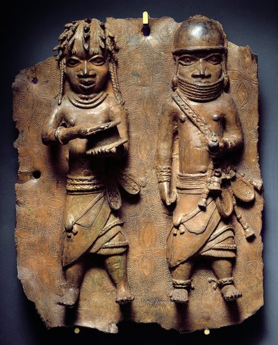 Plaque du Bénin, rituel pour renforcer le pouvoir mystique de l