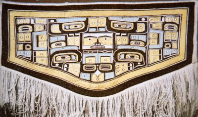 Couverture Chilkat, tribu Tlingit - School American