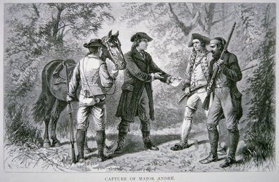 La capture du Major John Andre - School American