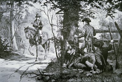 La capture du Major John Andre - School American