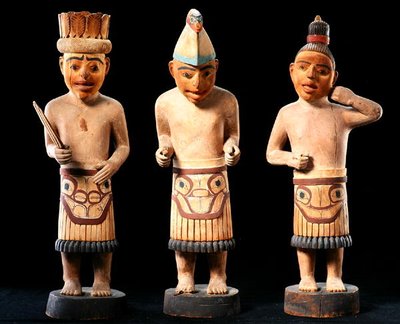 Trois figures de chamans - School American