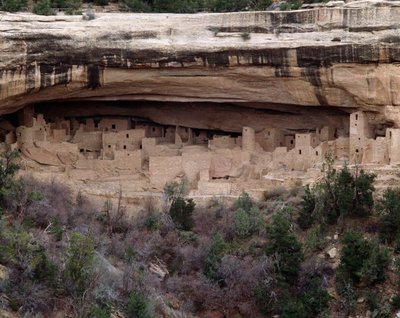 Vue du site du palais de la Falaise (1993, Photographie) - School Anasazi