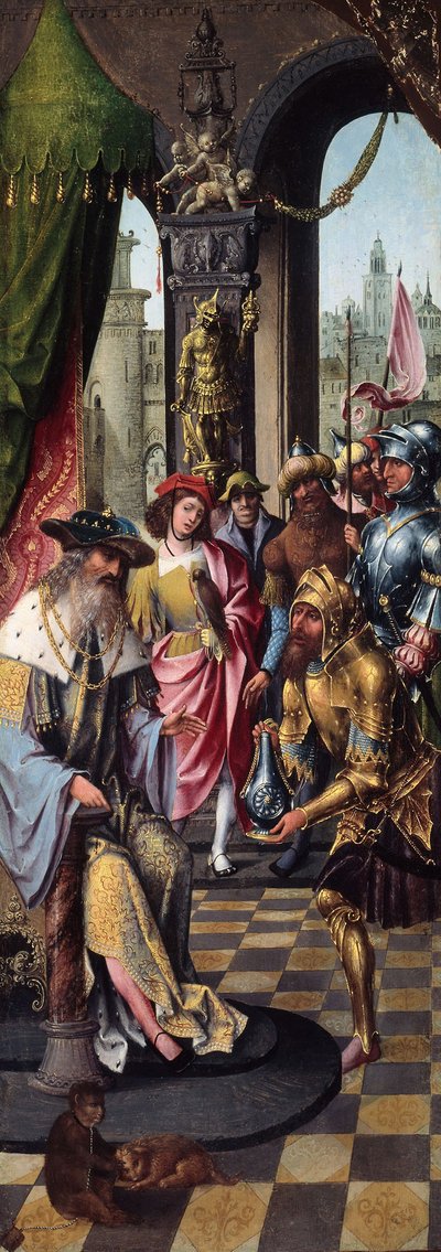 Le roi David recevant l