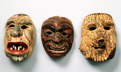 Trois masques de Noël autrichiens - School Austrian