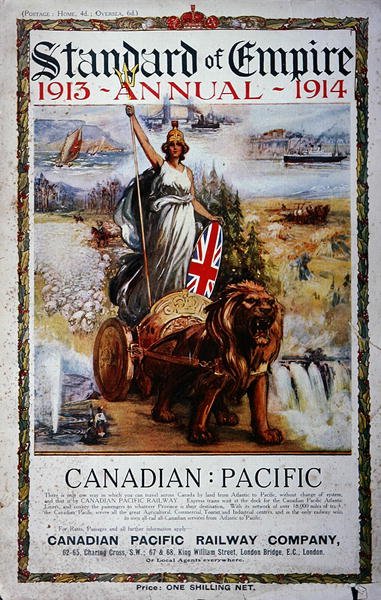 Publicité sur la couverture du Standard of Empire Annual 1913-14 - School Canadian