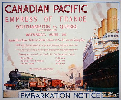 Affiche du Canadian Pacific 