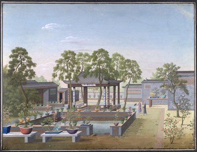 Dessin du jardin d
