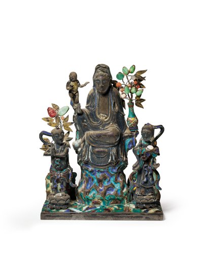 Groupe figuratif bouddhiste - School Chinese