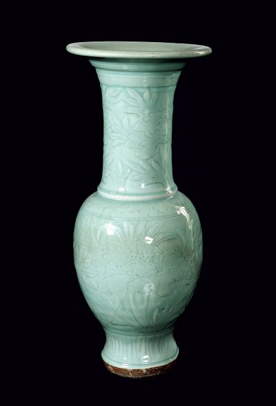 Vase céladon émaillé, Dynastie Yuan - School Chinese