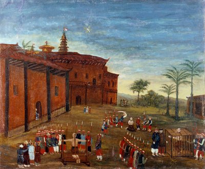 Art chinois : scènes de torture et d
