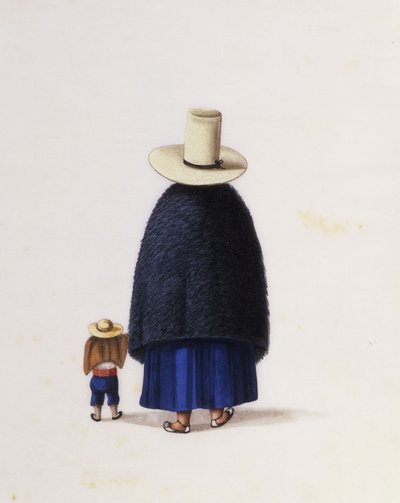 Mère et enfant, c.1860 - School Chinese