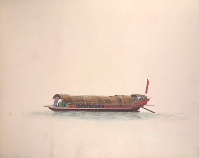 Bateau de musiciens, c.1800-05 - School Chinese