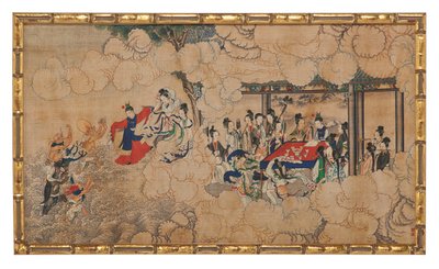 Une des vingt-quatre scènes du Rêve du pavillon rouge - School Chinese