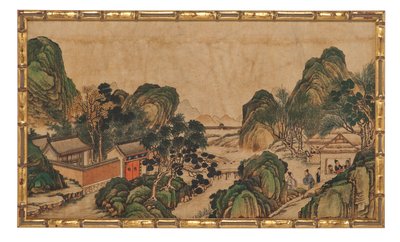 Une des vingt-quatre scènes du Rêve du pavillon rouge - School Chinese
