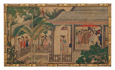 Une des vingt-quatre scènes du Rêve dans le pavillon rouge - School Chinese