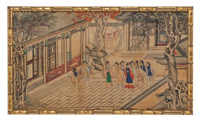 Une des Vingt-Quatre Scènes du Rêve de la Chambre Rouge - School Chinese