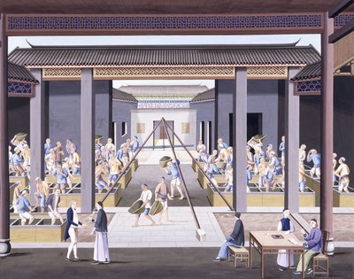 Battre le thé, c.1800 - School Chinese