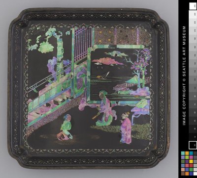 Petite assiette, fin du XVIIIe siècle - School Chinese