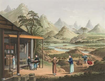 Production de thé, vers 1820 - School Chinese