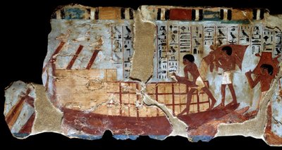 Antiquité égyptienne : peinture murale de la tombe thébaine d