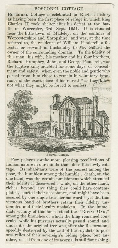 Maison de Boscobel - School English