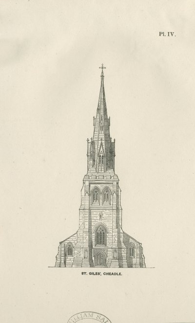 Cheadle - Église de St. Giles - School English
