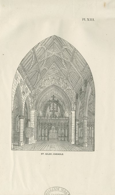 Cheadle - Église de St. Giles - School English