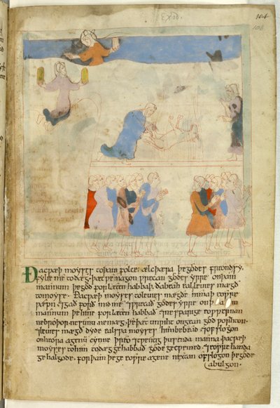 Moïse avec les Dix Commandements, illustration d