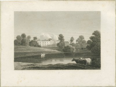 Enville Hall (gravure) - School English
