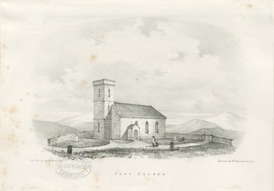 Église de Foxt (lithographie) - School English