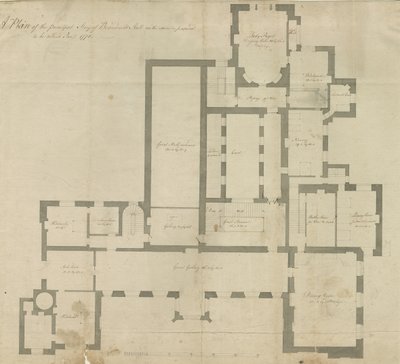Intérieur de Beaudesert Hall et Parc - School English