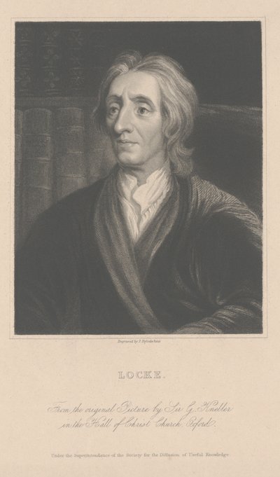 John Locke, gravé par J. Posselwhite (gravure) - School English