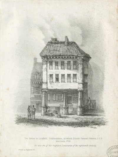 Lichfield - Lieu de naissance du Dr. Johnson - School English